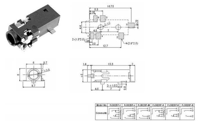 耳机插头和耳机插座接线图解