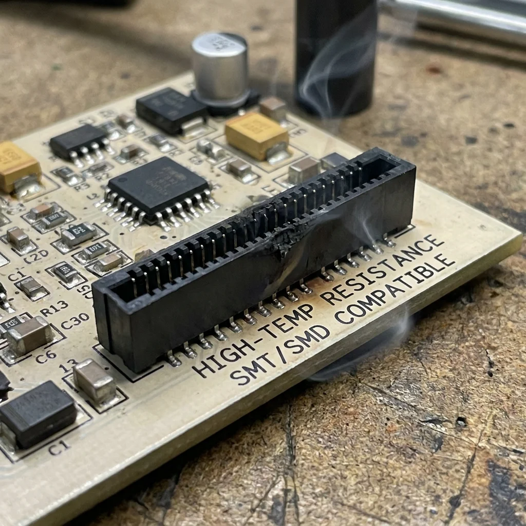 Printed board connector: 25-pin socket, spacing of 2.54 mm, perforated, gold black.